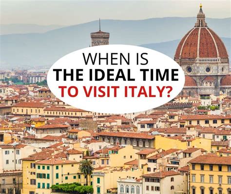When is the best time to visit italy. Things To Know About When is the best time to visit italy. 